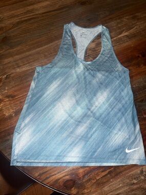 Nike Women's Light Teal Racerback Tank Top